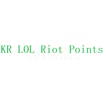 Buy Korea League of Legends Riot Points/RP